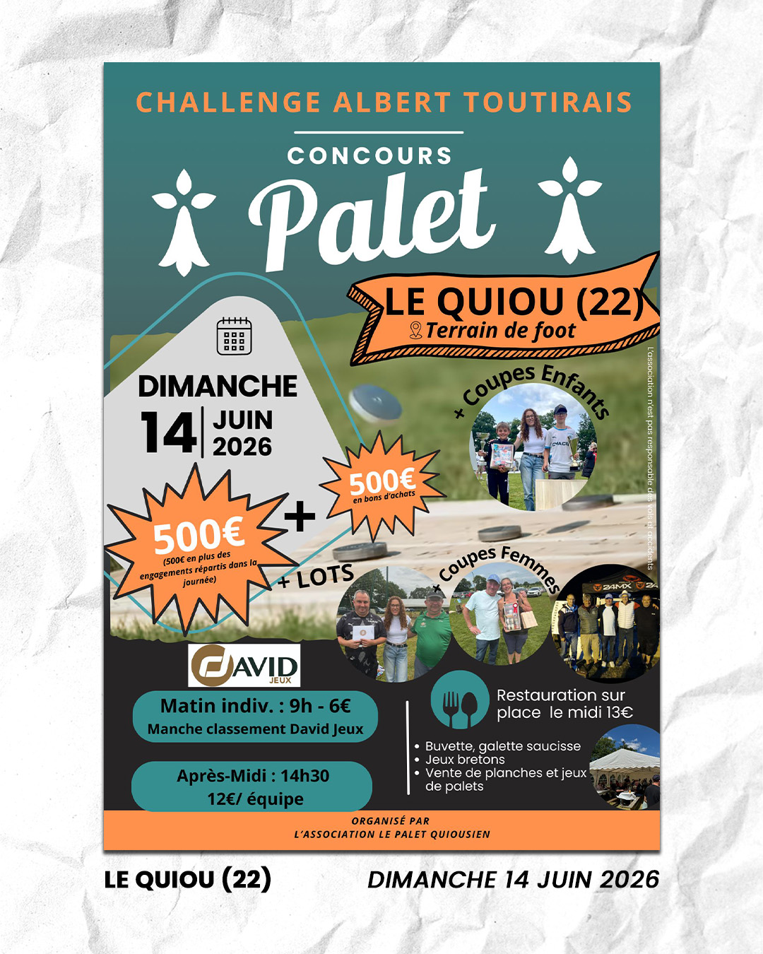 Challenge Albert Toutirais - Manche DAVID JEUX