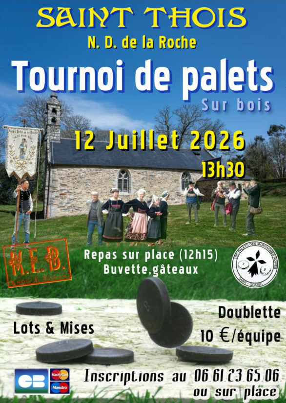 Tournoi SAINT THOIS organisé par Les Palets des Montagnes Noires