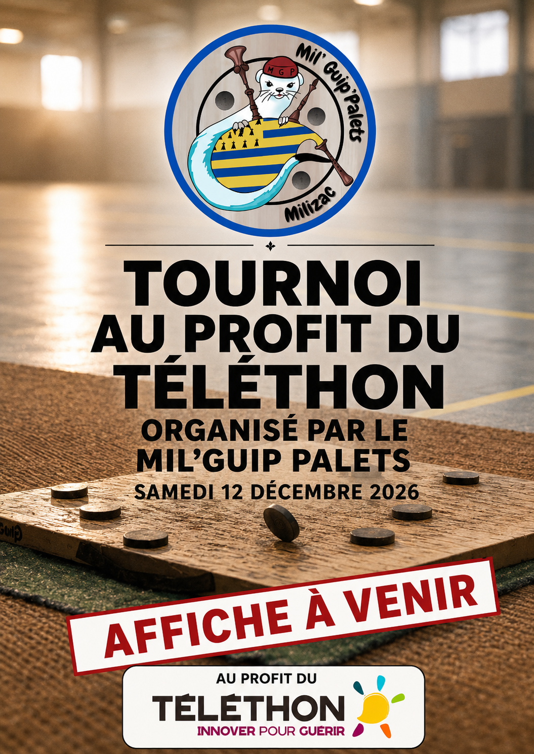 Tournoi TELETHON - MIL'GUIP PALETS
